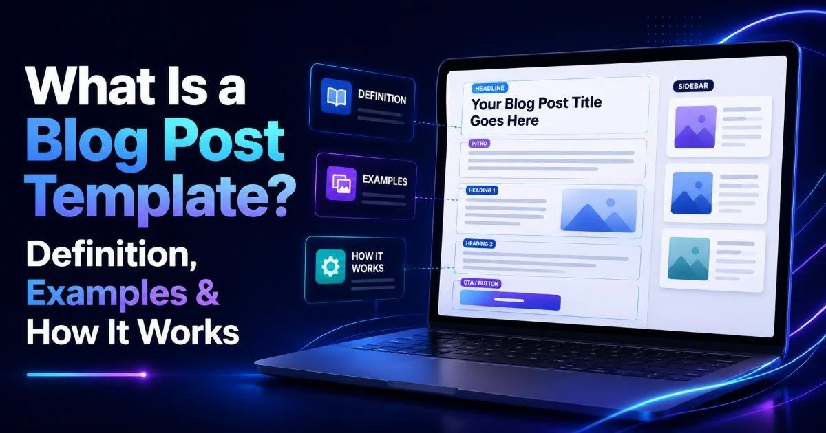 What Is a Blog Post Template? Definition, Examples & How It Works