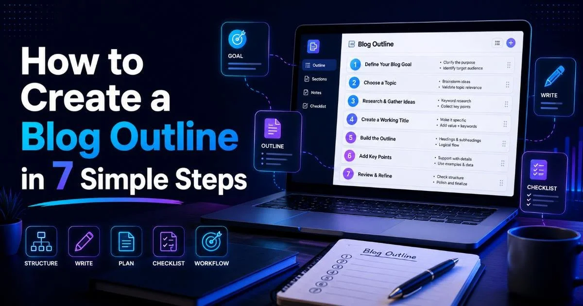 How to Create a Blog Outline in 7 Simple Steps
